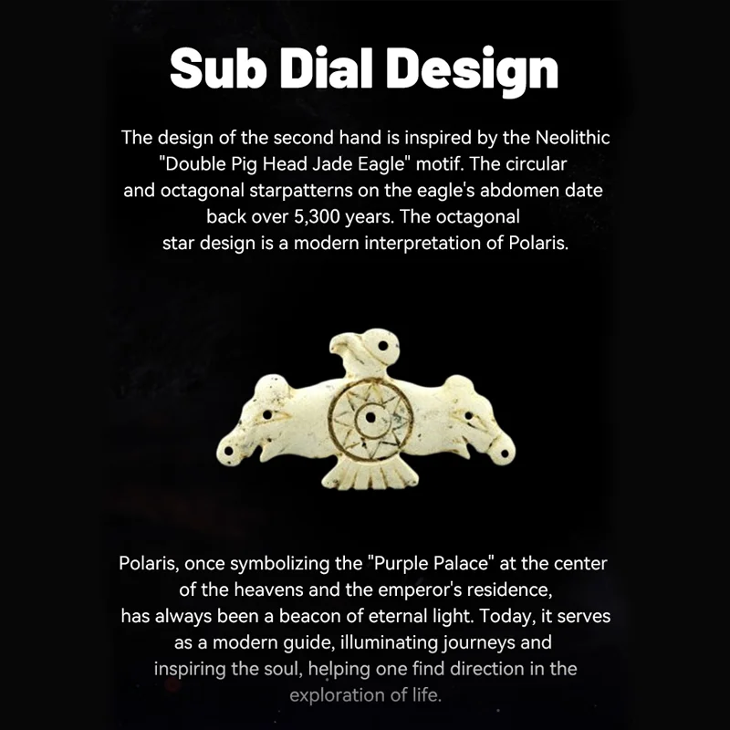 Seagull 2025 New Natural Series Men Watch Automatic Mechanical Watch Polaris Sub Dial Luminous Luxury Dress Men Wristwatch 6180