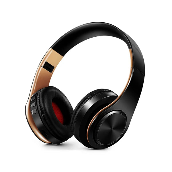 HIFI Stereo Bluetooth Earphones Wireless Headphone Music Headset with Mic FM and SD Card Support for Mobile Xiaomi iPhone Samsung Tablet