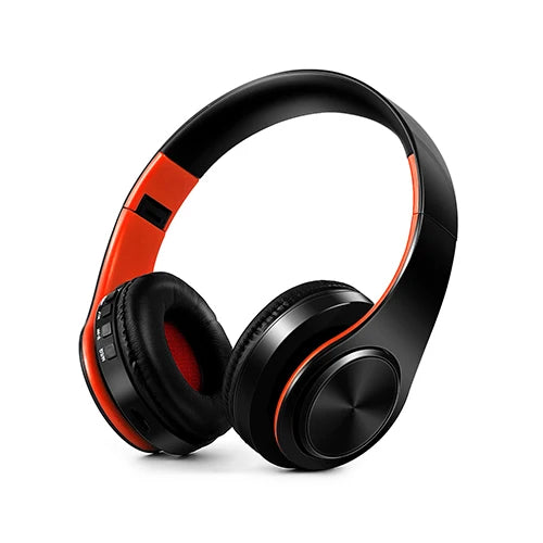 HIFI Stereo Bluetooth Earphones Wireless Headphone Music Headset with Mic FM and SD Card Support for Mobile Xiaomi iPhone Samsung Tablet