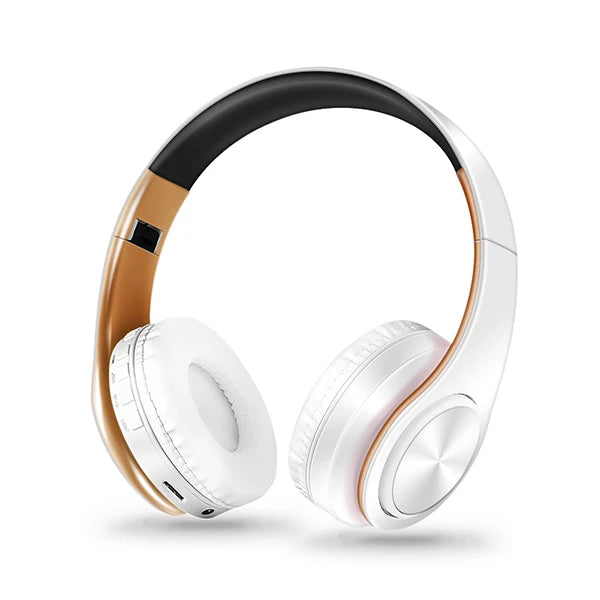 HIFI Stereo Bluetooth Earphones Wireless Headphone Music Headset with Mic FM and SD Card Support for Mobile Xiaomi iPhone Samsung Tablet