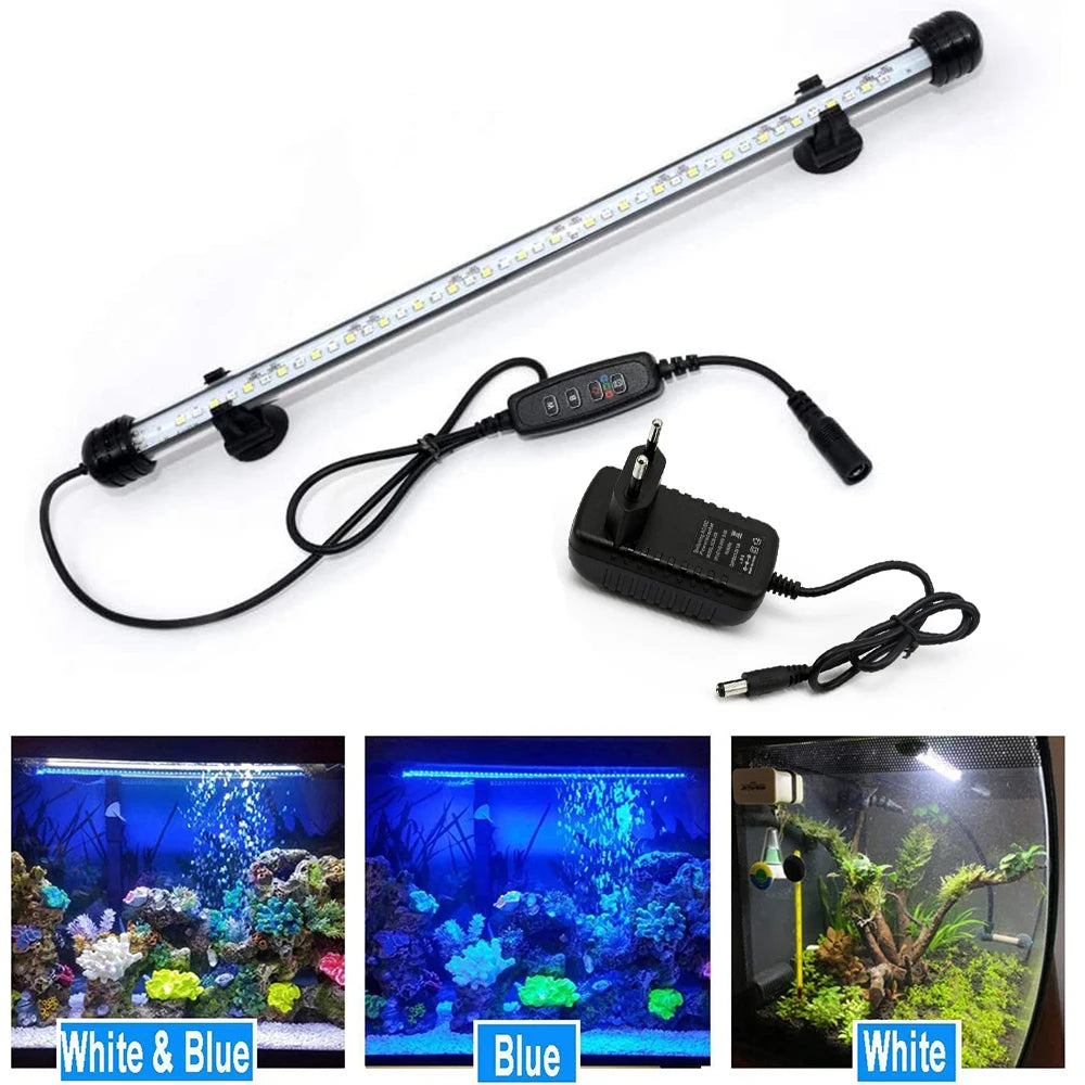 BR Light Submersible LED Aquarium Clip Light With Timer D30
