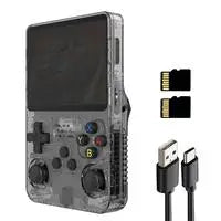 WUDS R36S Portable Handheld Game Controller with 3.5" HD Screen, Rechargeable Battery - Perfect Christmas Gift for Gamers