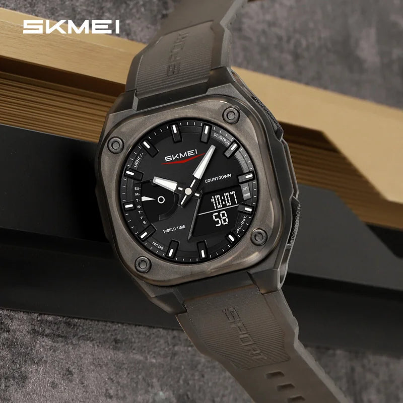 SKMEI Business Digital Electronic Watch Male Fashion Sports Quartz Watches For Mens Women Chrono Waterproof 5 Alarm Wristwatches