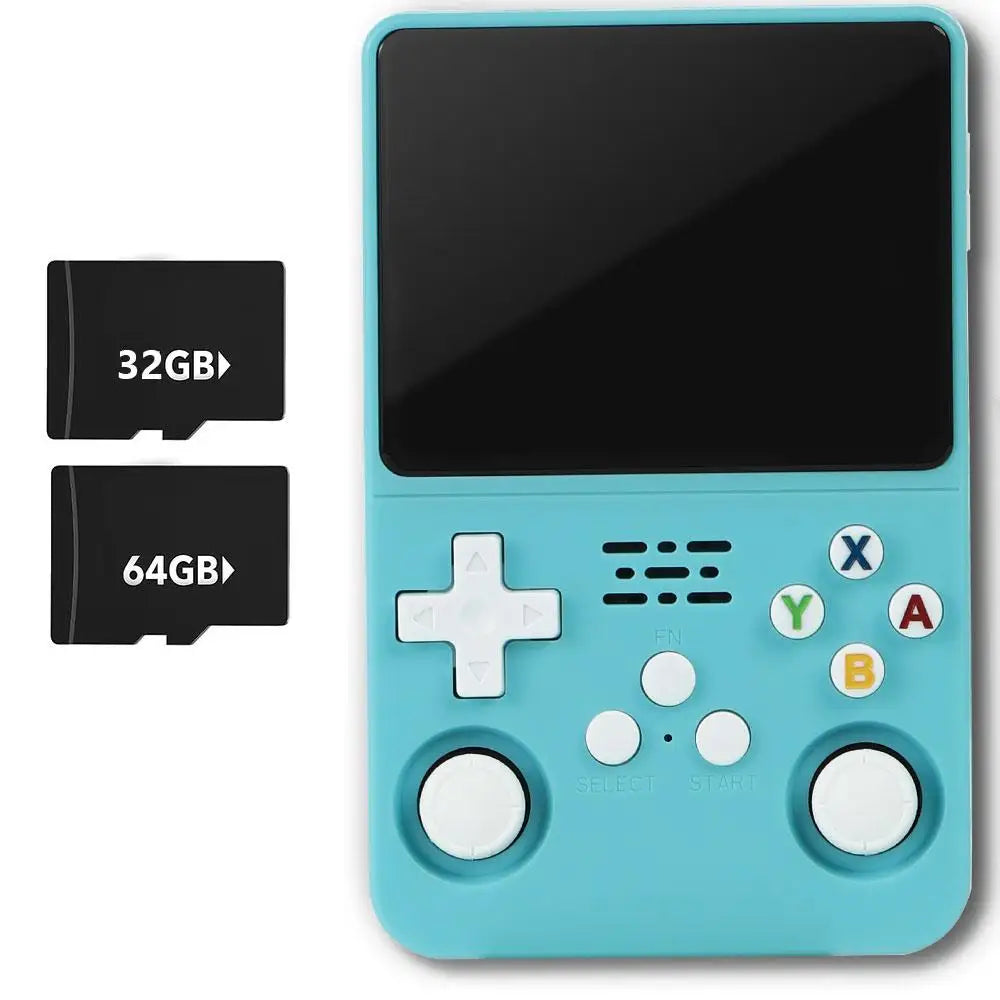 WUDS R36S Portable Handheld Game Controller with 3.5" HD Screen, Rechargeable Battery - Perfect Christmas Gift for Gamers