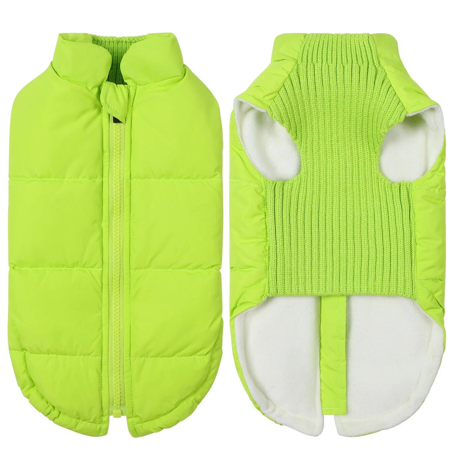 Pet Knitted Leisure Dog Clothes Autumn Winter Warm Vest Jacket With Zipper For Samll Medium Dog Chihuahua French Bulldog Coats