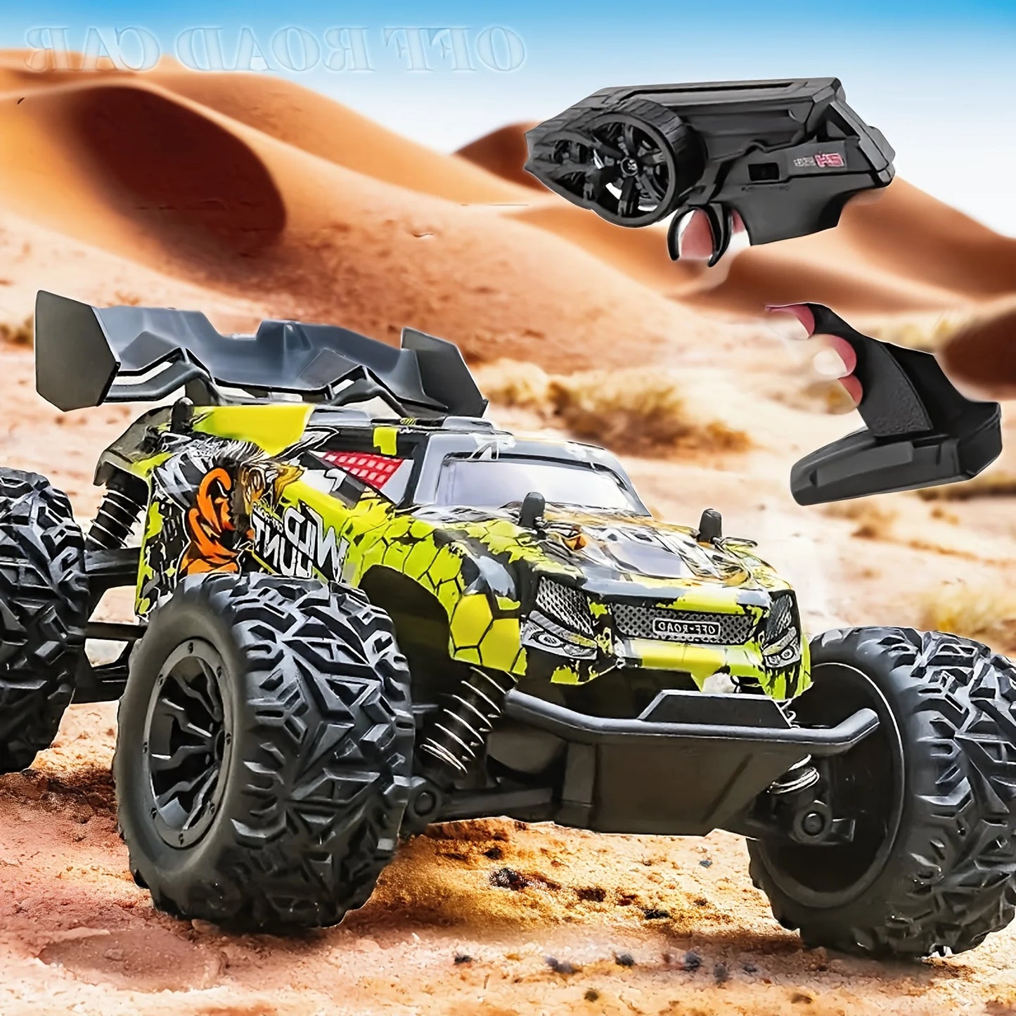US Super New Product: Children's Toy Off-Road Remote Control LED Car, Specifically Designed For Kids' Outdoor Off-Road Racing, P