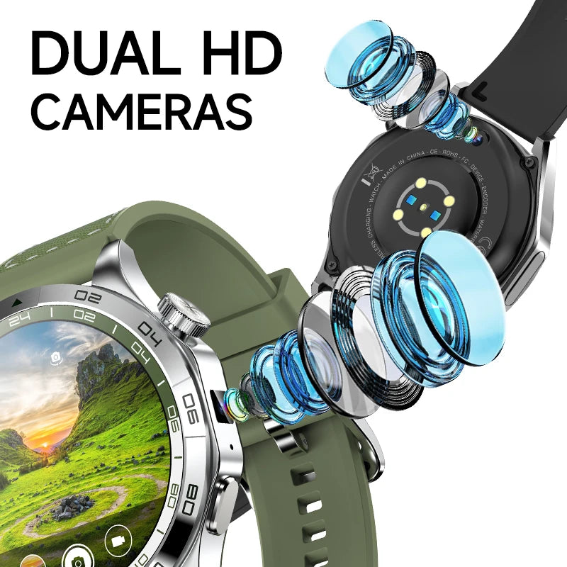 GoldenSpike LM01 Smart Watches 5G LTE Dual Camera SIM GPS