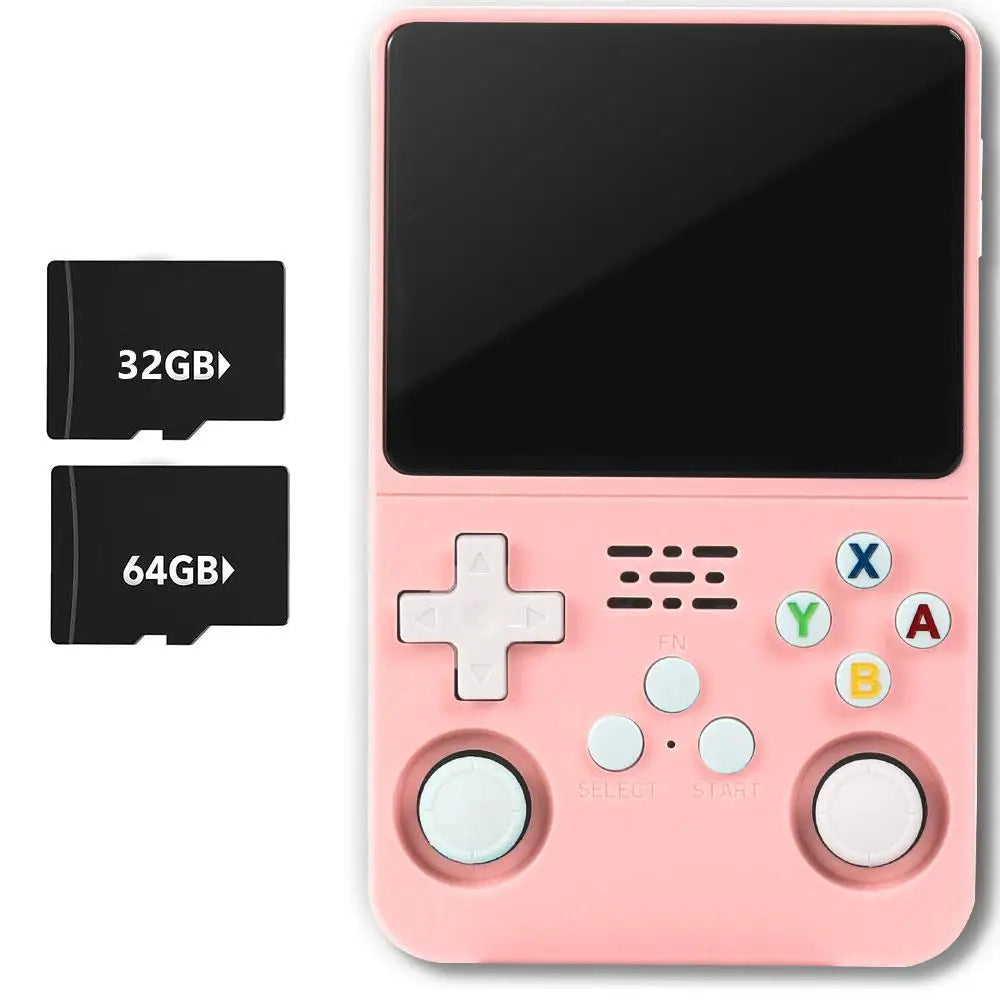 WUDS R36S Portable Handheld Game Controller with 3.5" HD Screen, Rechargeable Battery - Perfect Christmas Gift for Gamers