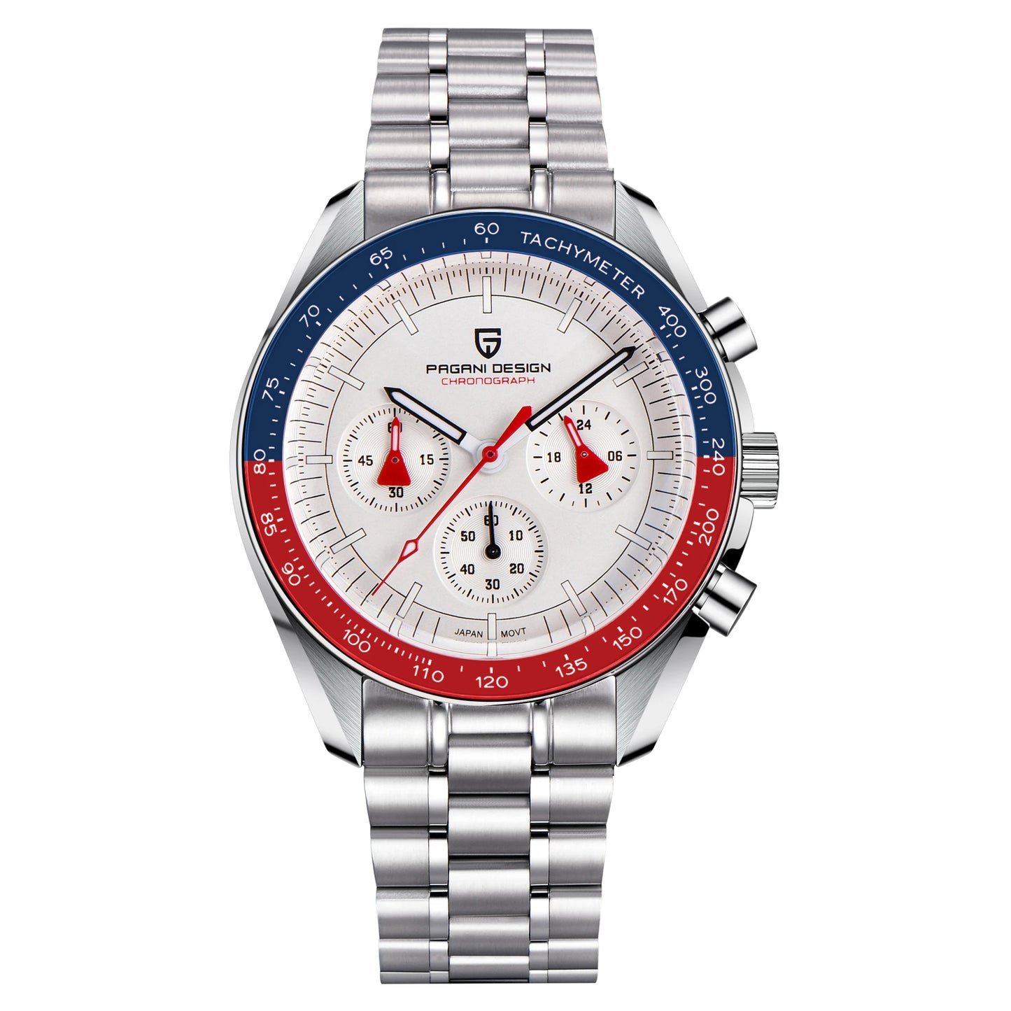 2025 New PAGANI DESIGN V5 Moon Men's Watches Top Luxury Quartz Watch For Men Chronograph Waterproof Sport Stainless Steel Clock