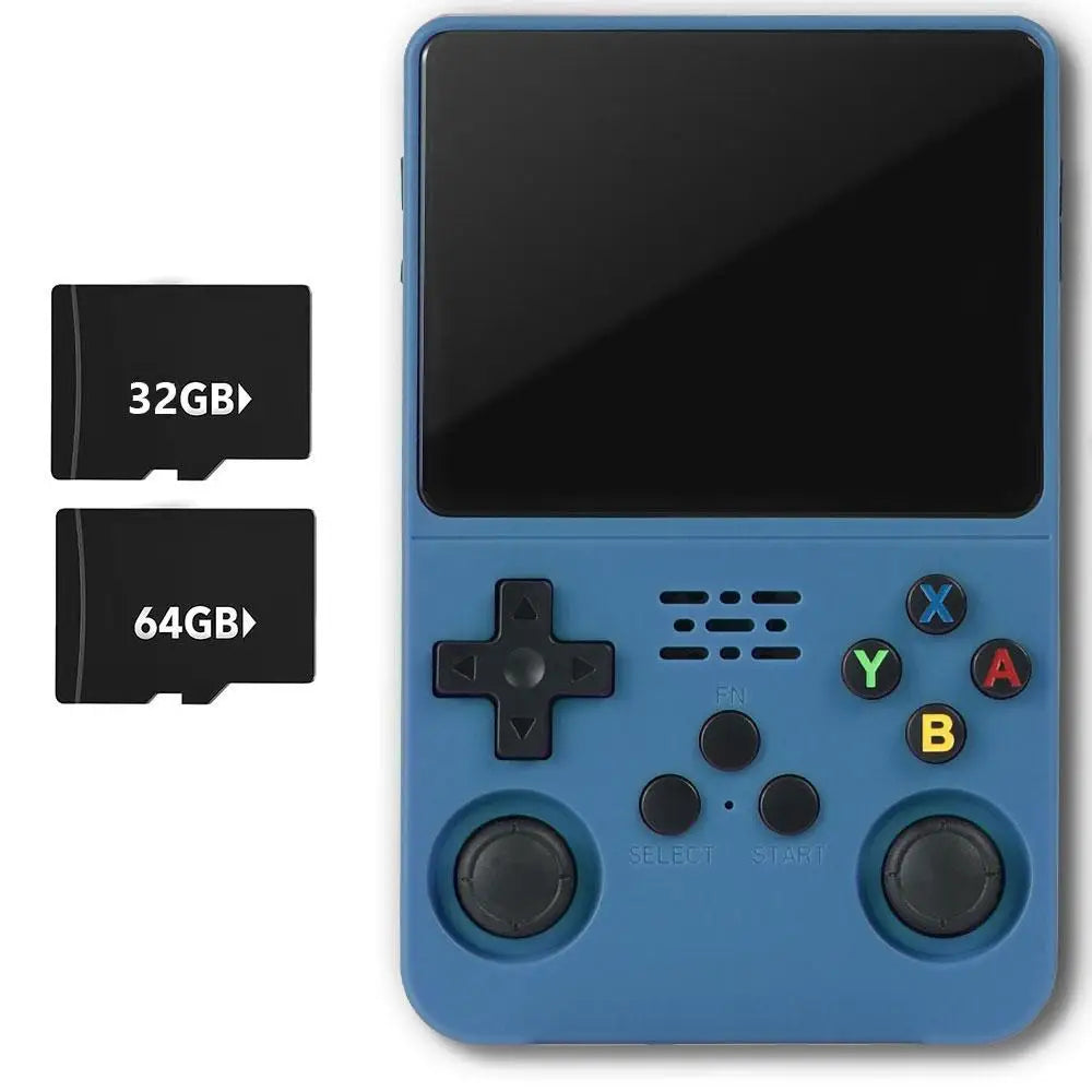 WUDS R36S Portable Handheld Game Controller with 3.5" HD Screen, Rechargeable Battery - Perfect Christmas Gift for Gamers