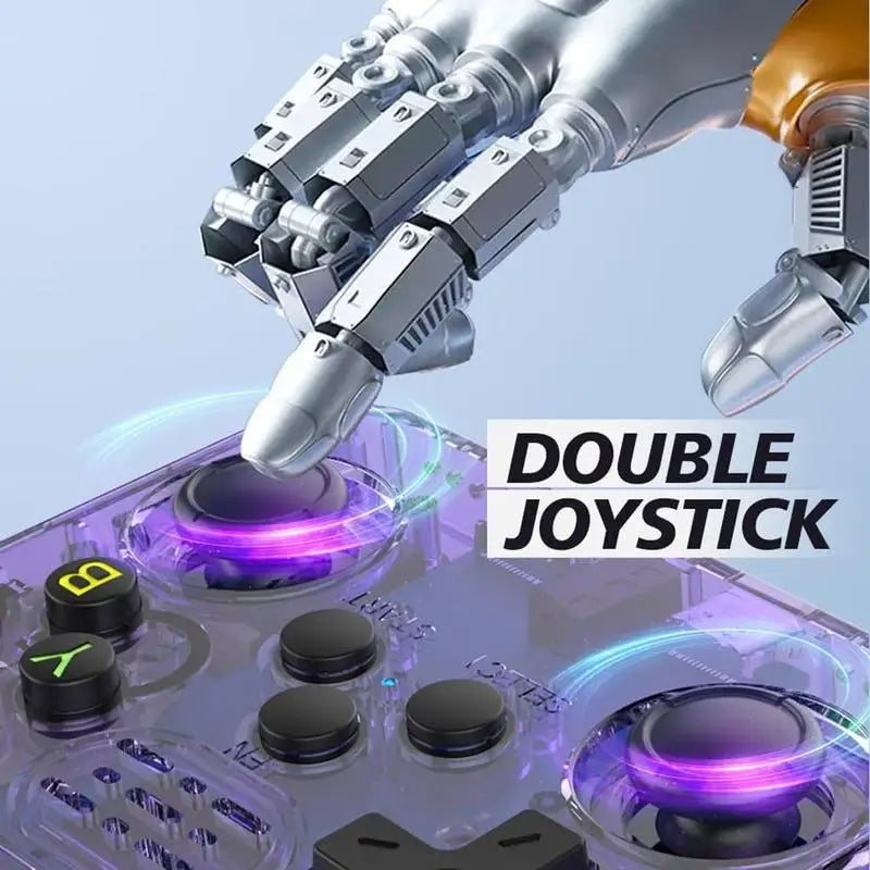 WUDS R36S Portable Handheld Game Controller with 3.5" HD Screen, Rechargeable Battery - Perfect Christmas Gift for Gamers