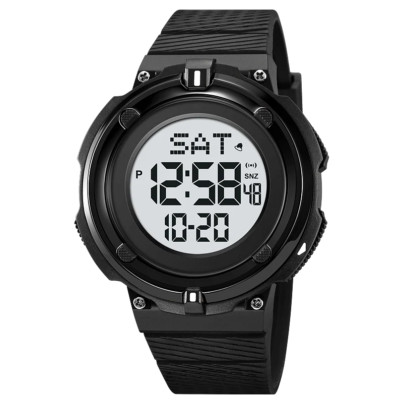 SKMEI Japan Digital Movement Back Light Countdown Wristwatch Electronic Watches For Mens 5Bar Waterproof Calendar Chrono Watches