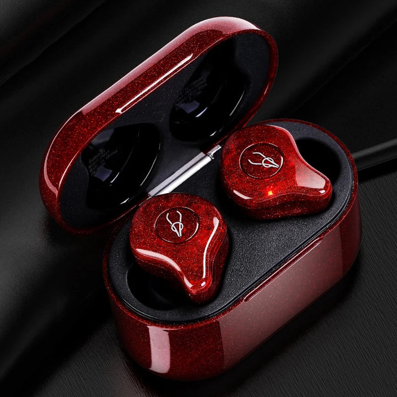 Sabbat Original E12 Ultra High Quality In Ear Bluetooth Earphones, Dual ear Wireless Gaming, Music, Sports Earphones, Apple