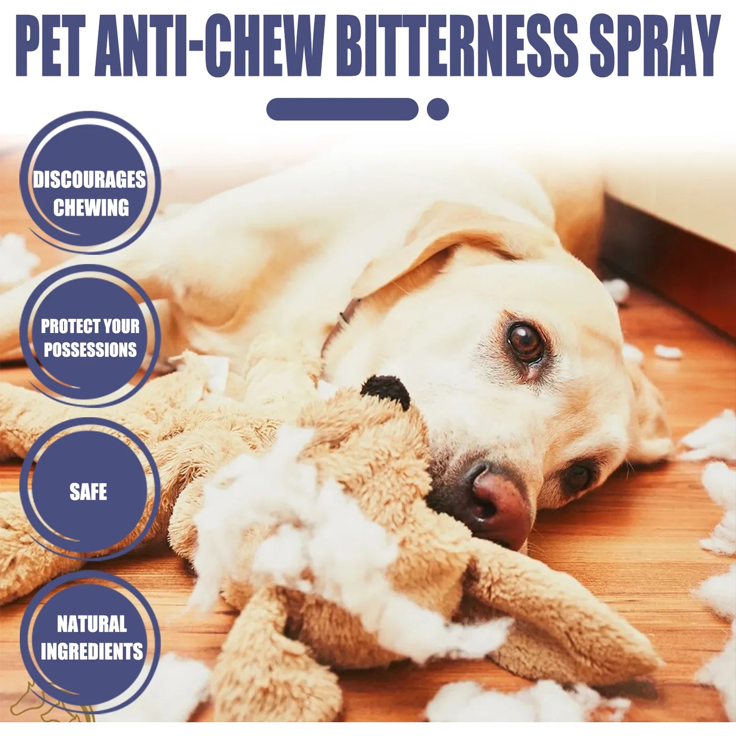 Yegbong 50ml Pet Anti Chewing Bitterness Spray Anti Scratch Sofa Chewing Preventing Stop Furniture Biting Cat Dog Bitter Spray