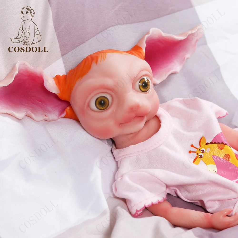 32cm Full Body Silicone Reborn Baby Doll Elf Boy With Ears