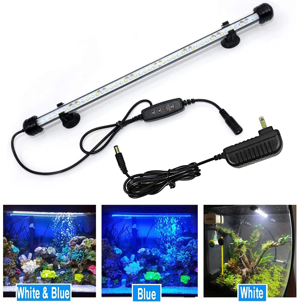 BR Light Submersible LED Aquarium Clip Light With Timer D30