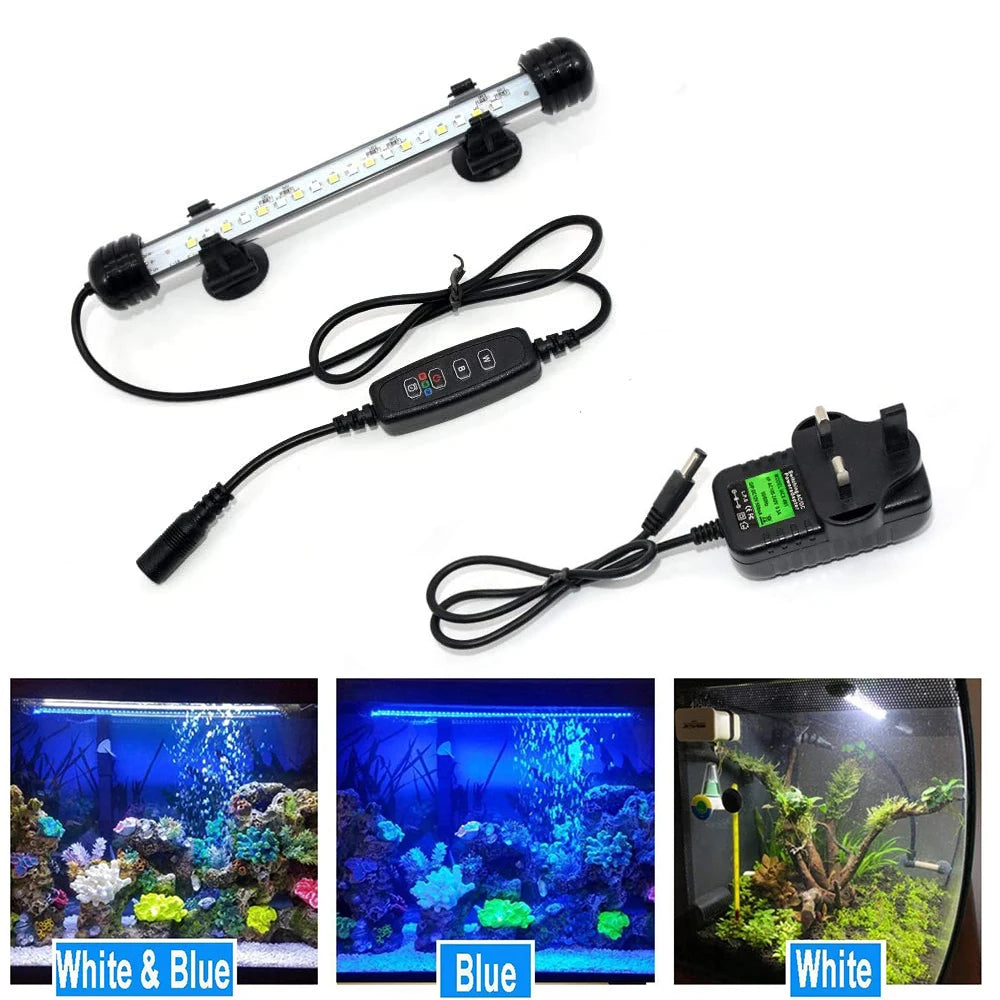 BR Light Submersible LED Aquarium Clip Light With Timer D30