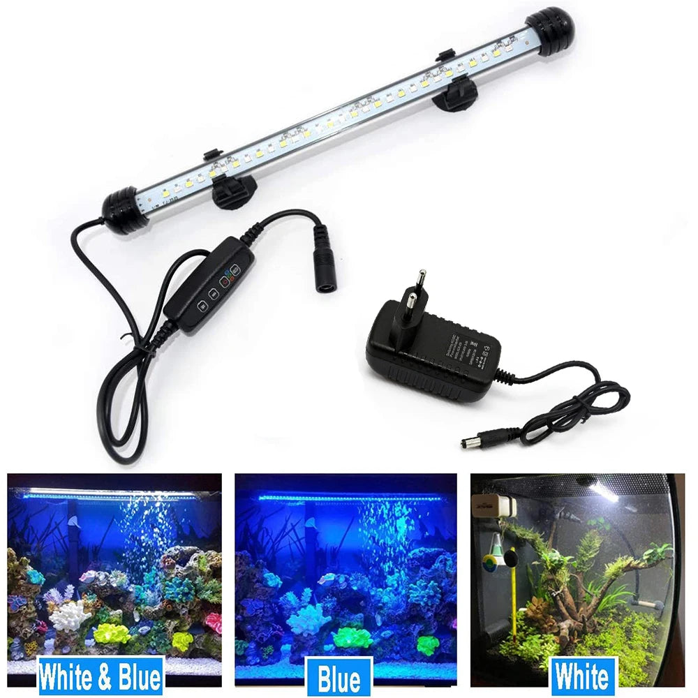 BR Light Submersible LED Aquarium Clip Light With Timer D30