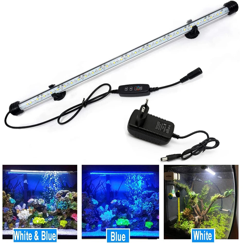 BR Light Submersible LED Aquarium Clip Light With Timer D30