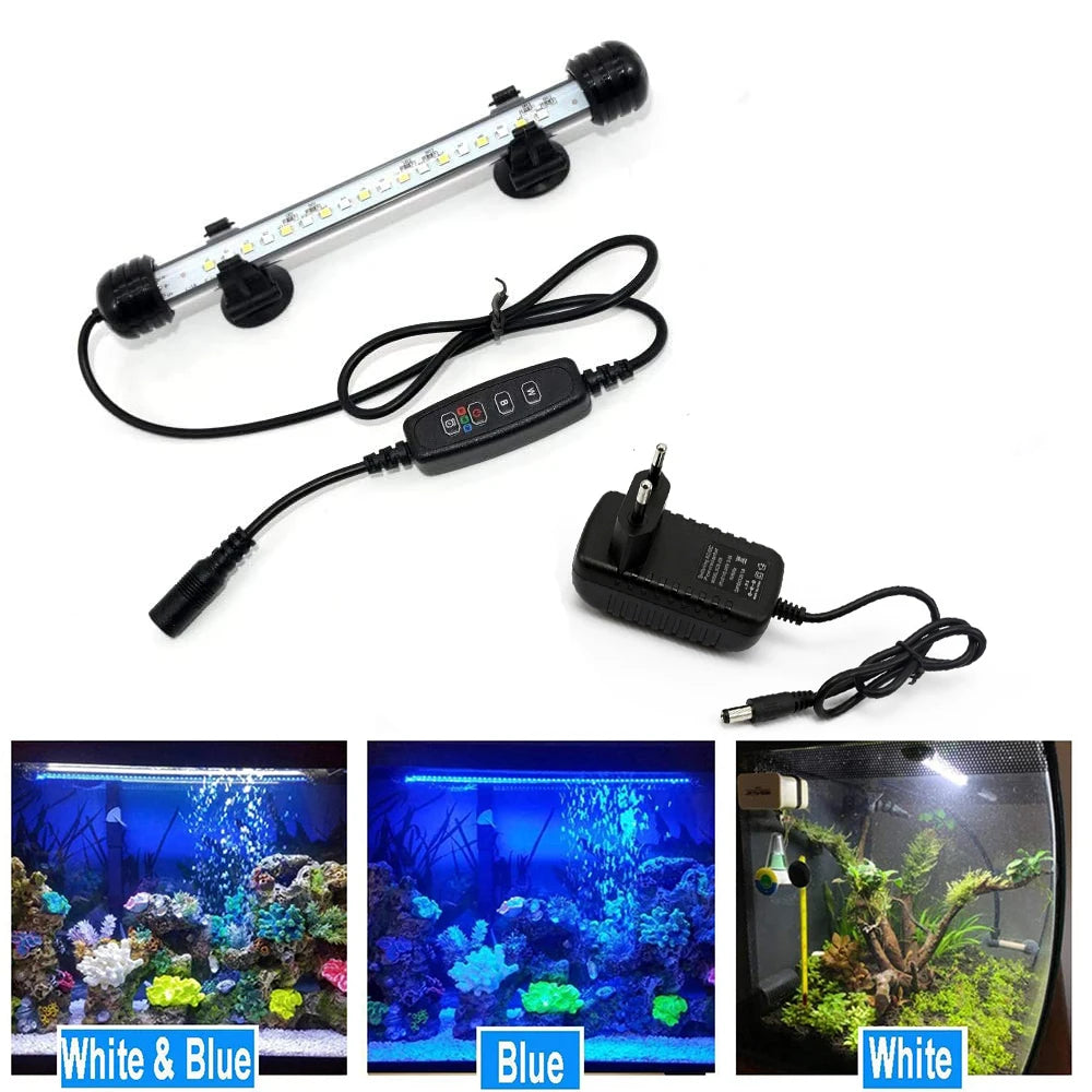 BR Light Submersible LED Aquarium Clip Light With Timer D30