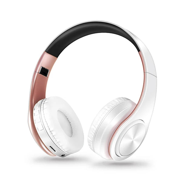 HIFI Stereo Bluetooth Earphones Wireless Headphone Music Headset with Mic FM and SD Card Support for Mobile Xiaomi iPhone Samsung Tablet