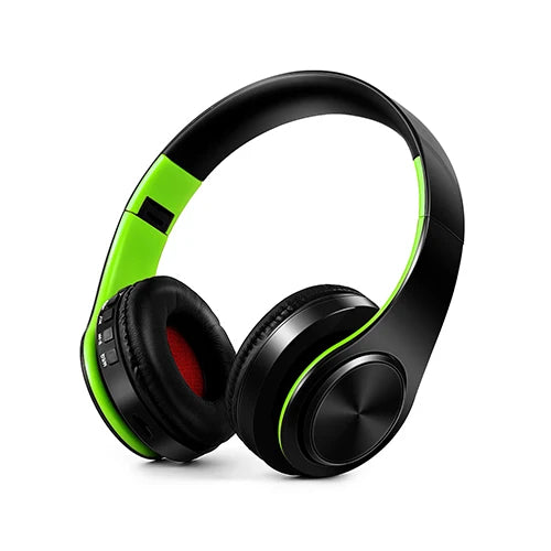 HIFI Stereo Bluetooth Earphones Wireless Headphone Music Headset with Mic FM and SD Card Support for Mobile Xiaomi iPhone Samsung Tablet