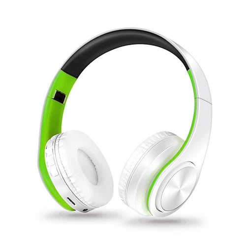 HIFI Stereo Bluetooth Earphones Wireless Headphone Music Headset with Mic FM and SD Card Support for Mobile Xiaomi iPhone Samsung Tablet
