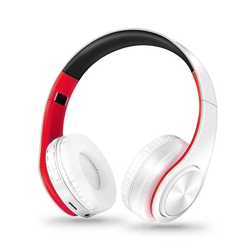 HIFI Stereo Bluetooth Earphones Wireless Headphone Music Headset with Mic FM and SD Card Support for Mobile Xiaomi iPhone Samsung Tablet