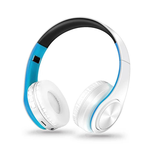 HIFI Stereo Bluetooth Earphones Wireless Headphone Music Headset with Mic FM and SD Card Support for Mobile Xiaomi iPhone Samsung Tablet