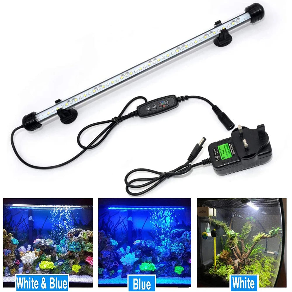 BR Light Submersible LED Aquarium Clip Light With Timer D30