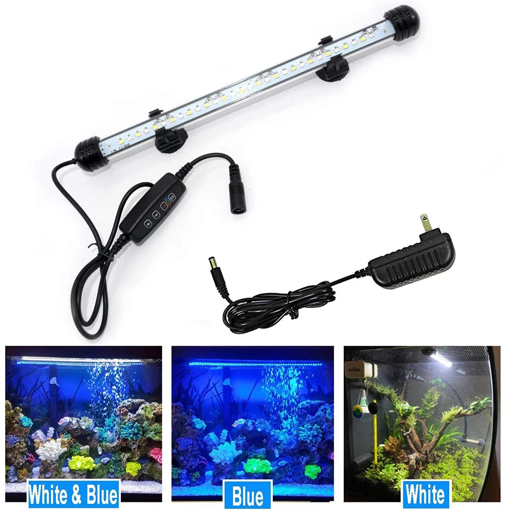 BR Light Submersible LED Aquarium Clip Light With Timer D30