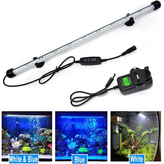 BR Light Submersible LED Aquarium Clip Light With Timer D30