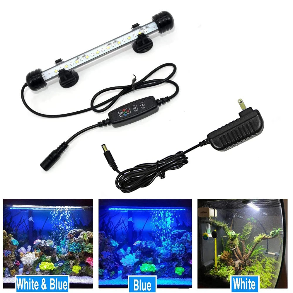 BR Light Submersible LED Aquarium Clip Light With Timer D30