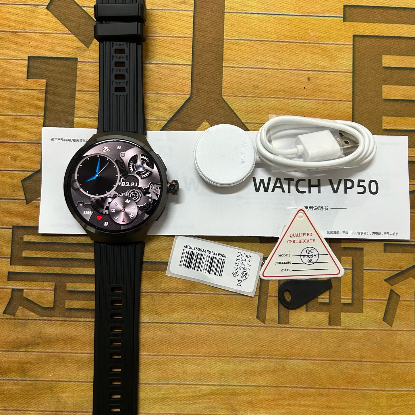 GoldenSpike 4GB 128GB Smart Watch with GPS and Camera