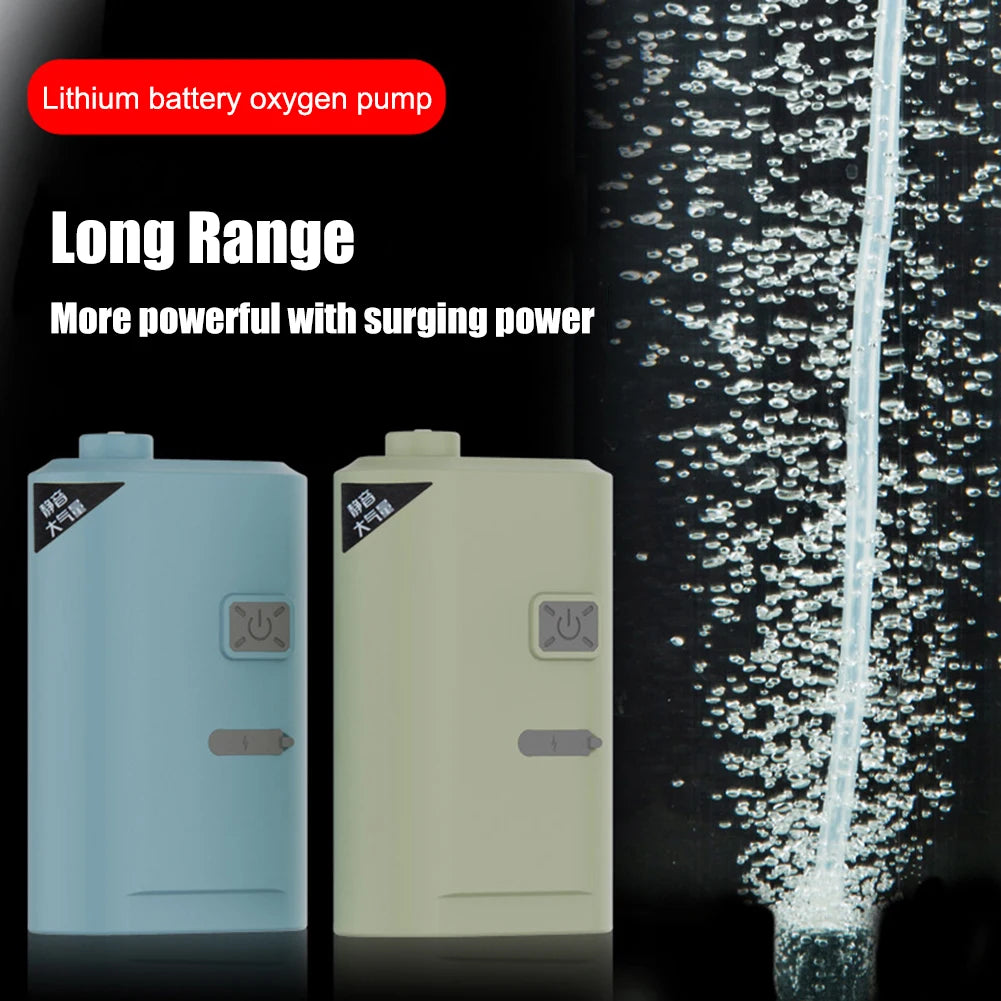 Rechargeable USB Oxygen Pump For Aquarium Aeration System