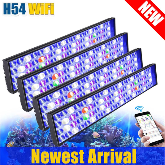 PopBloom WiFi LED Aquarium Light Full Spectrum For 60-240cm