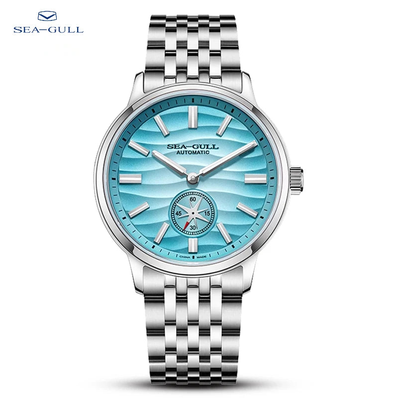 Seagull 2025 New Natural Series Men Watch Automatic Mechanical Watch Polaris Sub Dial Luminous Luxury Dress Men Wristwatch 6180