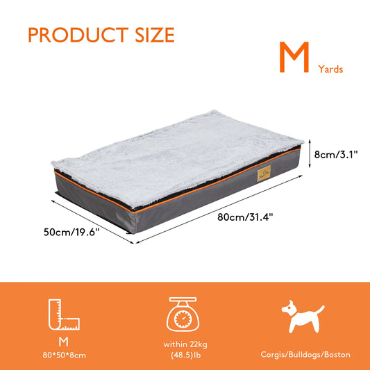 Large Padded Orthopedic Dog Bed With Washable Cover