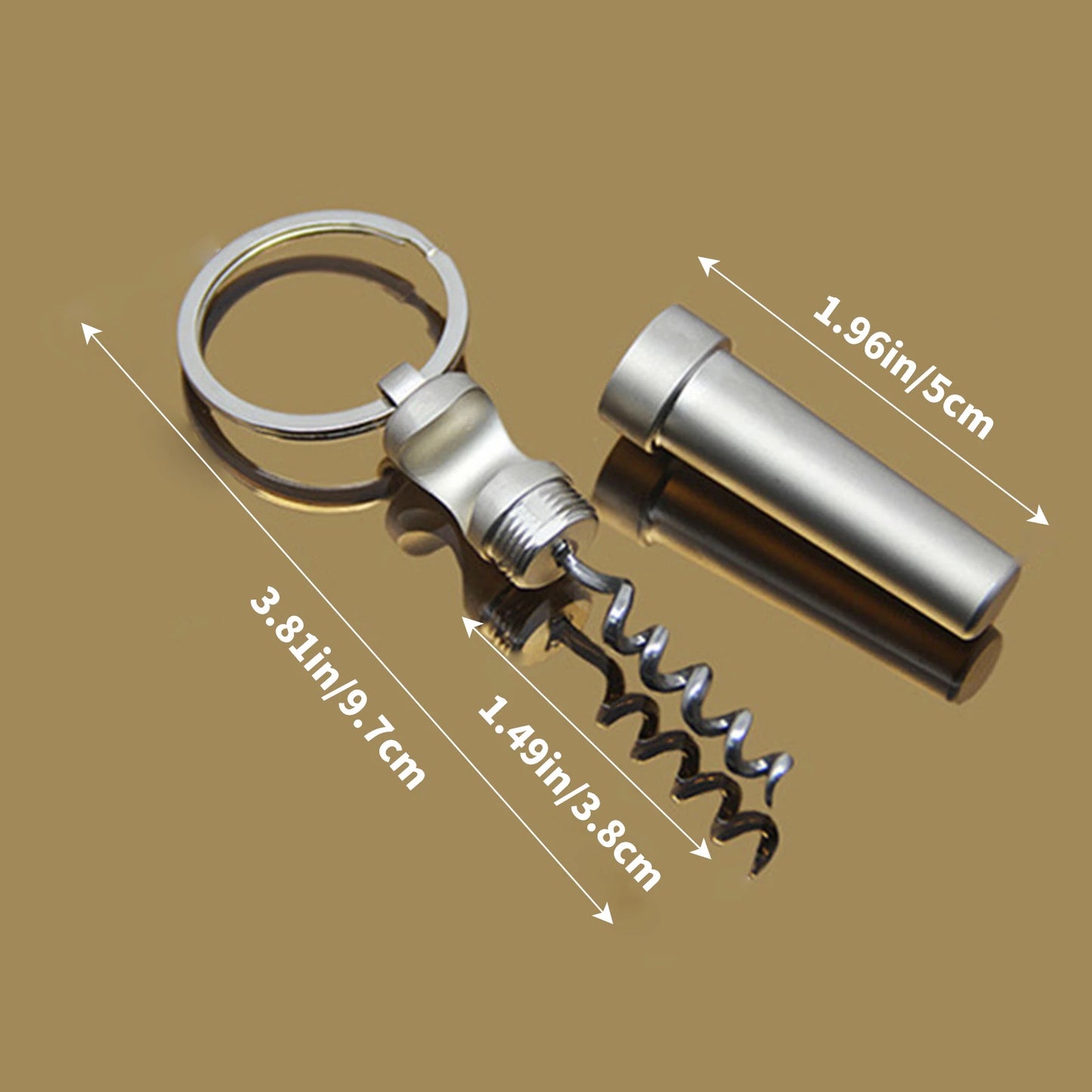Beer Bottle Opener Key Chain Multi-use Red Wine Bottle Opener Suitable for Christmas Stocking Stuffers MIAO