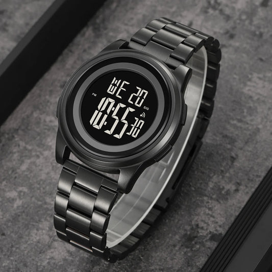 Led Digital Watches Men Sports 5Bar Waterproof Alarm Clock