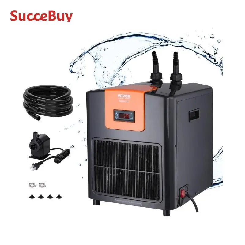 VEVOR Aquarium Chiller 1.5HP Quiet Hydroponic Chiller Unit