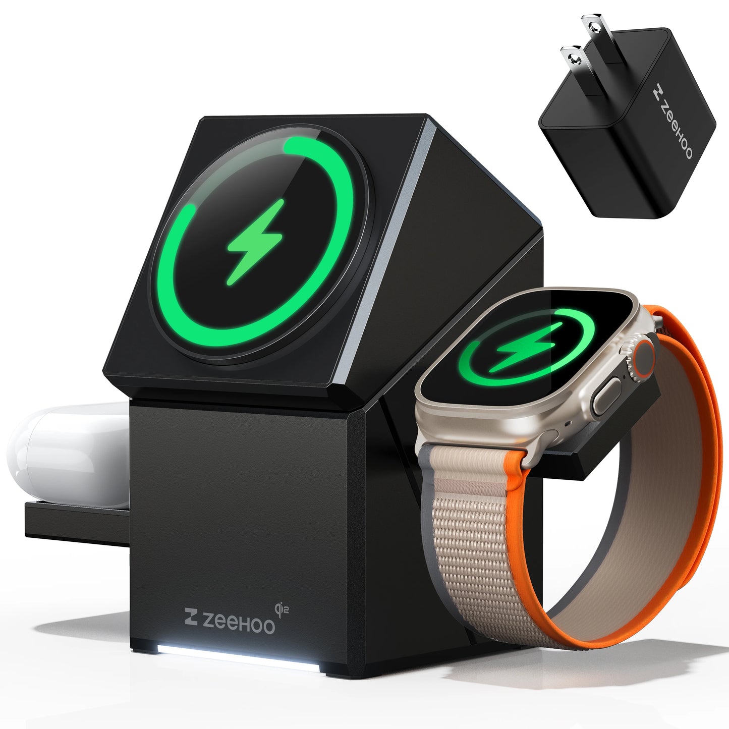 3 In 1 Magnetic Wireless Charger Stand For iPhone 16 15 14