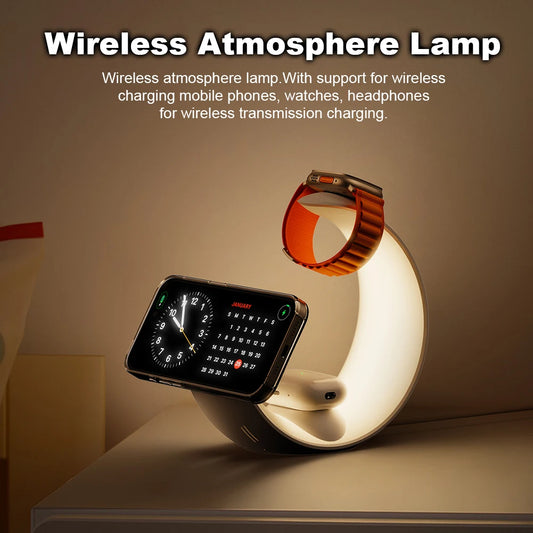 4 In 1 Magnetic Wireless Charger Stand 15W For iPhone