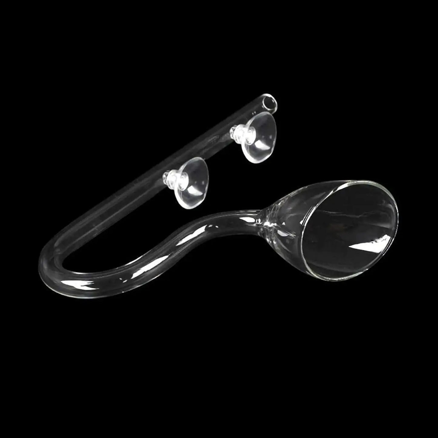 FZONE Aquarium Glass Lily Pipe Kit Inflow Outflow Brush