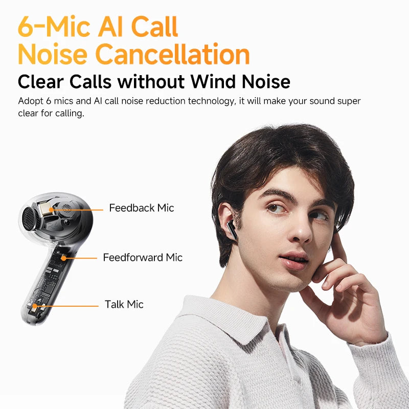 QCY HT10 AilyBuds Pro ANC Wireless Earphones Hi Res Audio