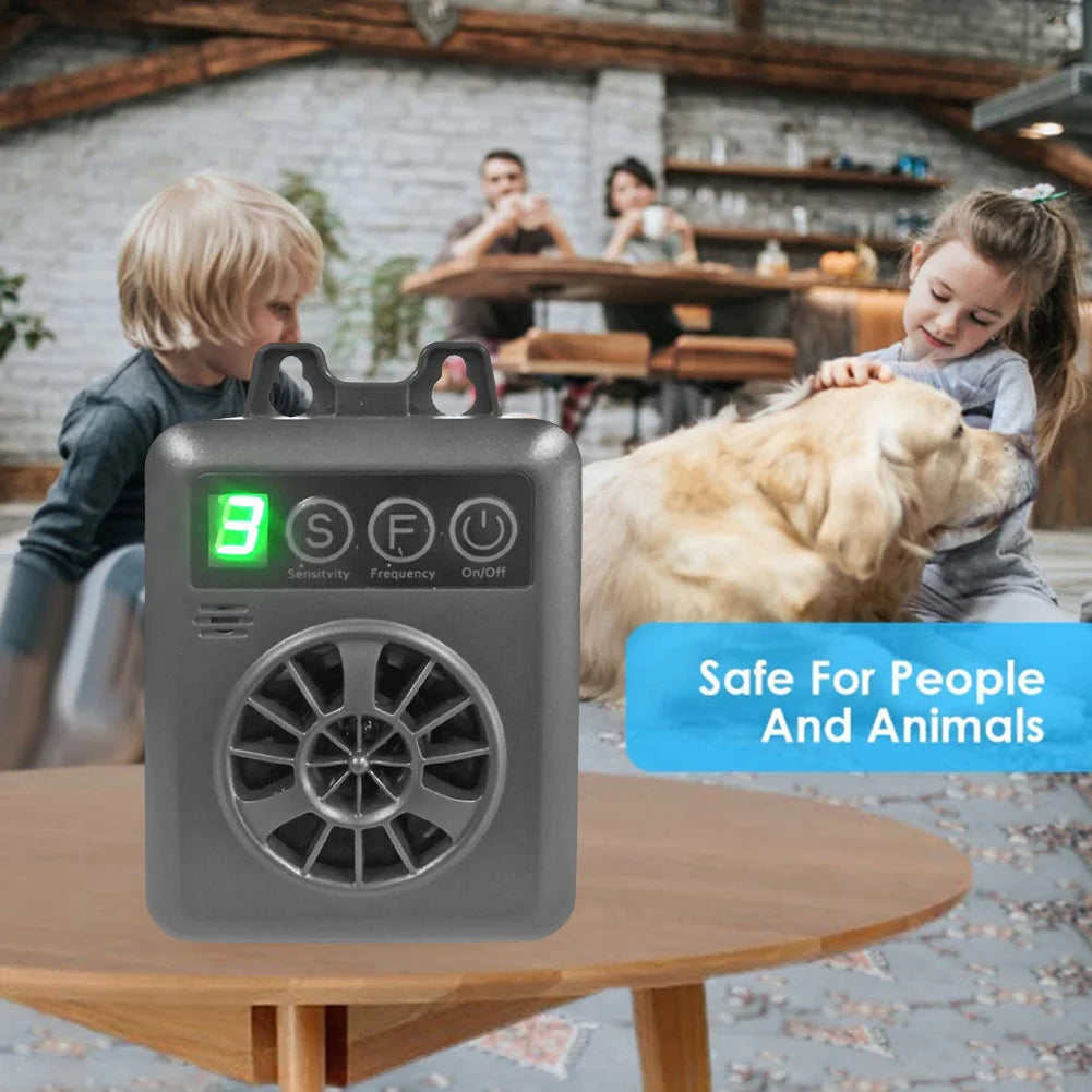 Dog Bark Stopper Ultrasonic Pet Repeller Outdoor Puppy Anti Noise Anti Barking