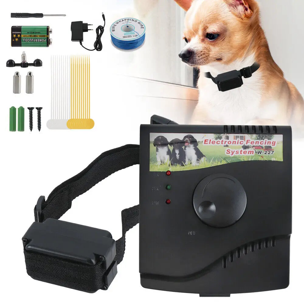Electric Dog Fence System Containment Collar Waterproof