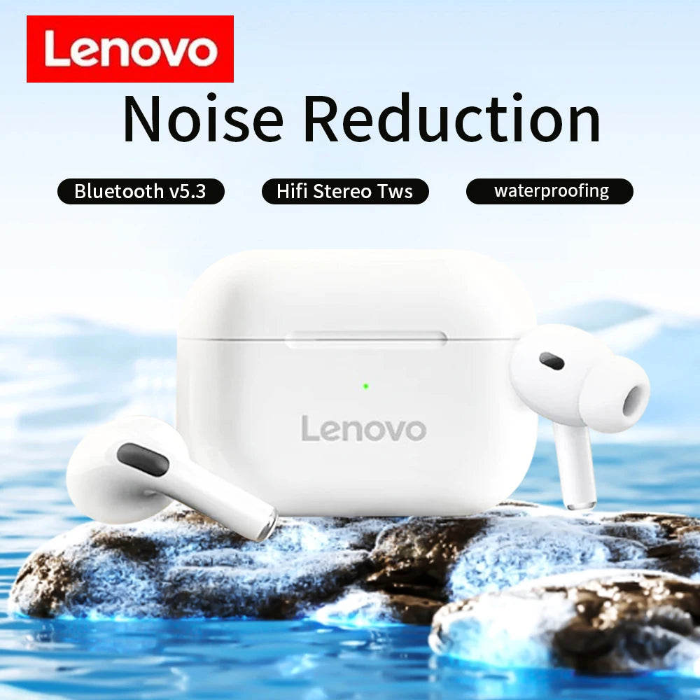 Lenovo Thinkplus Wireless Earphones Bluetooth Headset In Ear Earphones With Microphone For IOS Android