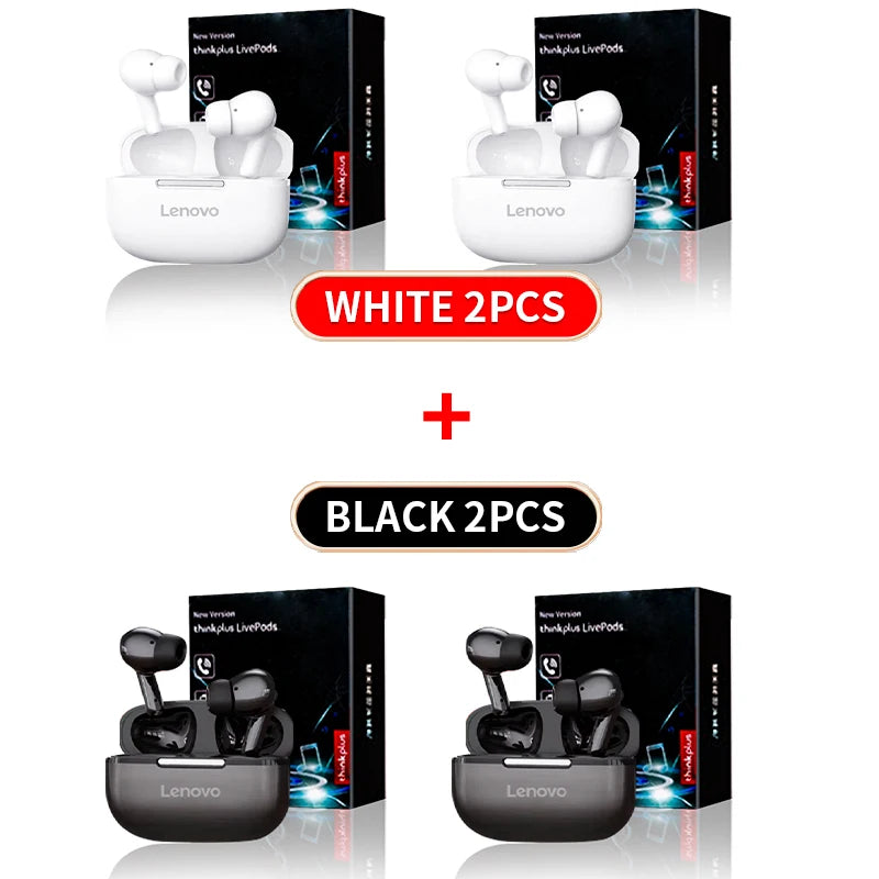 Lenovo Thinkplus Wireless Earphones Bluetooth Headset In Ear Earphones With Microphone For IOS Android