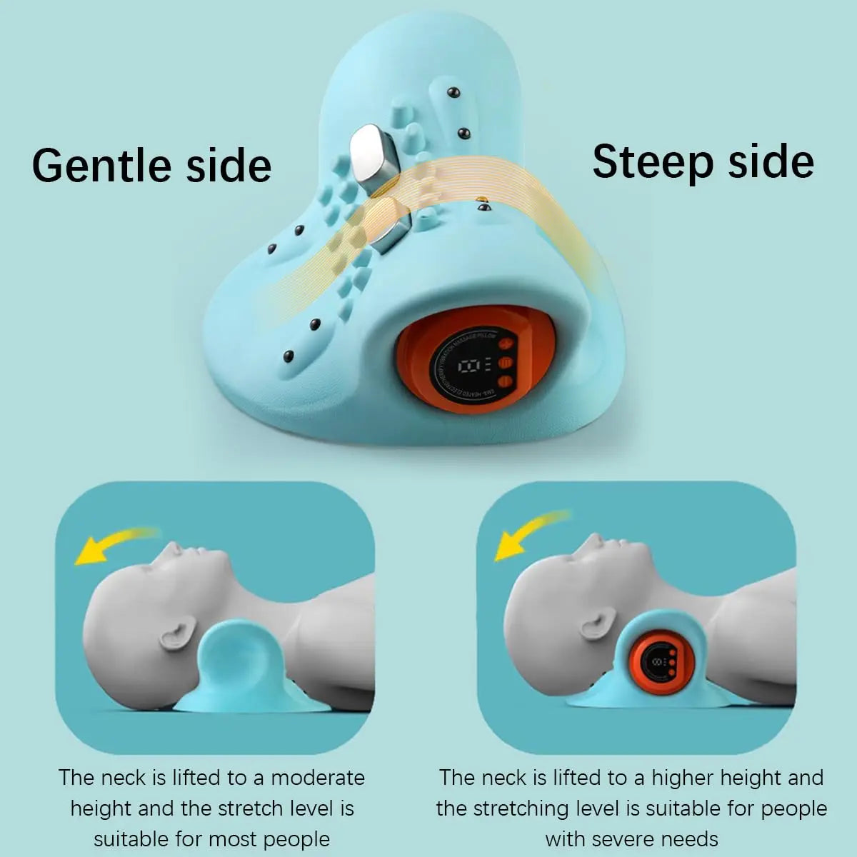 Electric Neck Massager With Shoulder And Back Massage Pillow